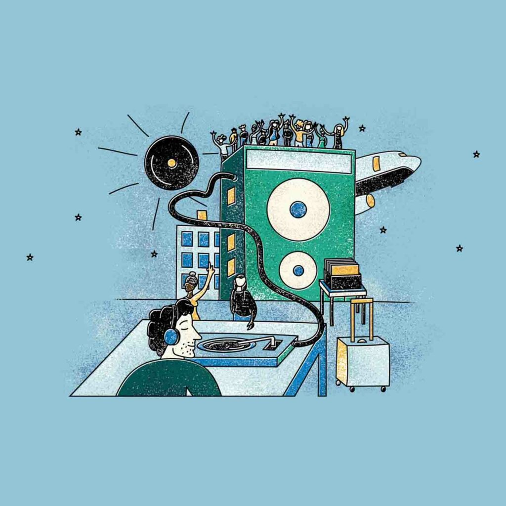 Illustration podcast Technopolis